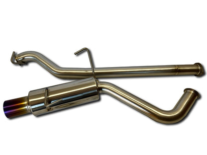 ETS [22 - 26 WRX] Single Exit Titanium Catback Exhaust System | 200 - 60 - EXH - 075 200 - 60 - EXH - 076 - JDMuscleCat Back Exhaust SystemETS200-60-EXH-075Burned TIp
