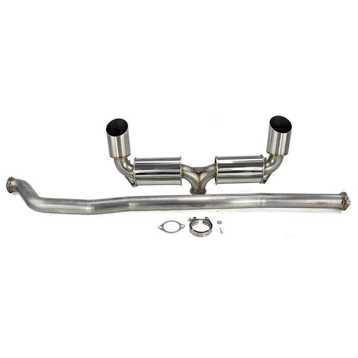 ETS V3 Dual Muffler Exhaust System Upgrade | 2008-2015 Mitsubishi Evo X (ETS-EVOX-V3-DUAL)