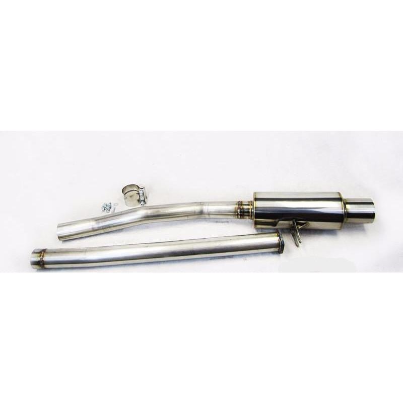 ETS Single-Exit Exhaust System | 2008-2015 Mitsubishi Evo X | ETS_EVOX_Single - JDMuscleCat Back Exhaust SystemETS100-10-EXH-010Stainless Steel