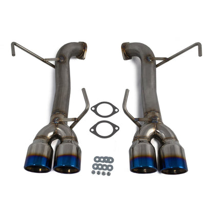 ETS 15-21 WRX /15-18 STI Axle Back Exhaust Stainless Burnt Tips w/ No Muffler | 200-30-EXH-002
