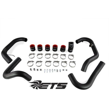 ETS Front Mount Intercooler Piping Kit Wrinkle Black Subaru STI 15-2020 | 200-30-ICP-001