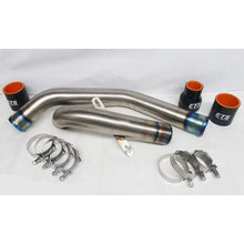 ETS Titanium Upper Intercooler Pipe Kit | Mitsubishi Evo X | ETS_EVOX_TI_UICP - JDMuscleIntercooler Piping KitsETS100-10-ICP-003Plain Titanium (Not Burned)