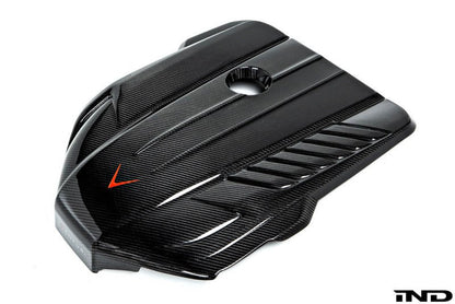 Eventuri Toyota A90 Supra Black Carbon Engine Cover - JDMuscleNon - CategorizedeveEVE-A90-CF-ENG
