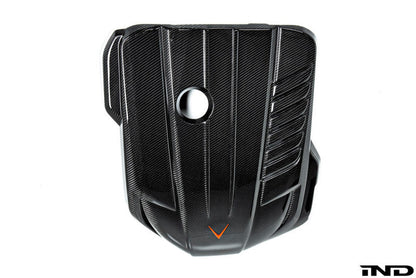Eventuri Toyota A90 Supra Black Carbon Engine Cover - JDMuscleNon - CategorizedeveEVE-A90-CF-ENG