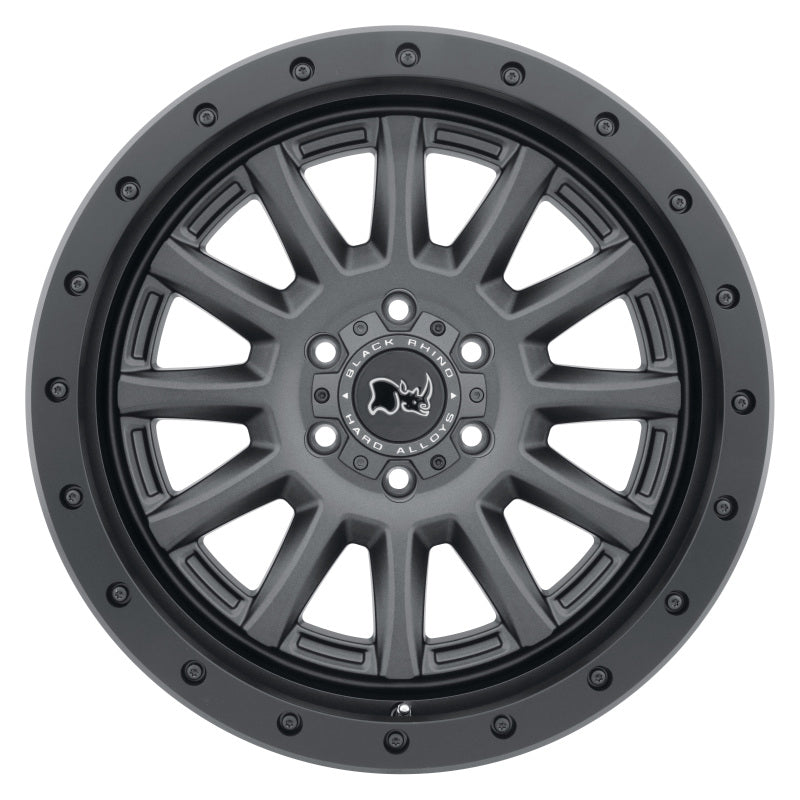 Black Rhino Dugger 17x8.5 5x114.3 ET-18 CB 76.1 Gun Black Wheel