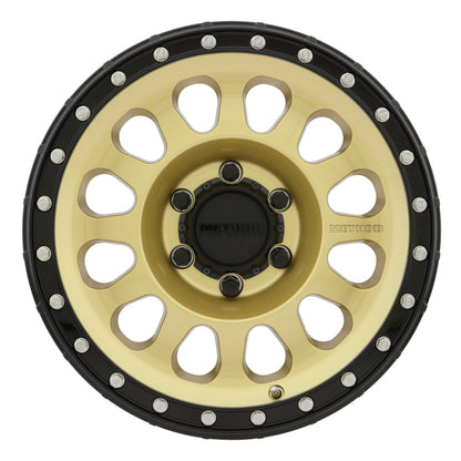 Method MR315 17x9 -12mm Offset 6x5.5 106.25mm CB Gold/Black Street Loc Wheel