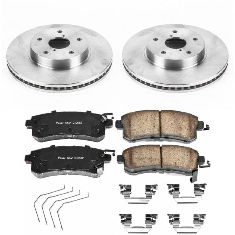 Power Stop 15-18 Subaru Legacy Front Autospecialty Brake Kit | KOE7356