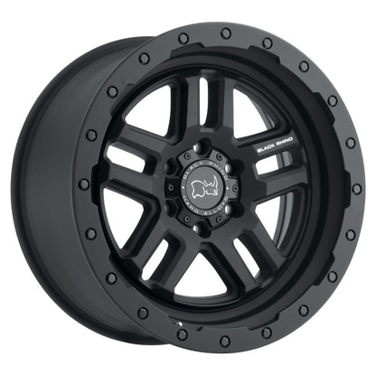 Black Rhino Barstow 18x8.0 5x114.3 ET30 CB 76.1 Textured Matte Black Wheel