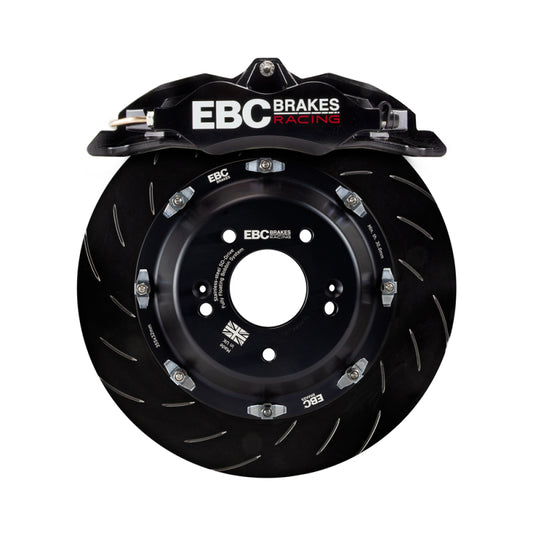EBC Racing 12-21 BRZ/GT86 Black Apollo-4 Calipers 330mm Rotors Front Big Brake Kit | BBK031BLK-1