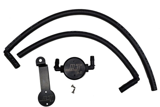 J&L 05-20 Toyota 4Runner 4.0L Driver Side Oil Separator 3.0 - Black Anodized