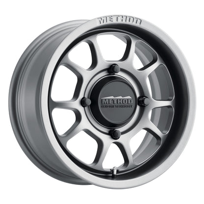 Method MR409 14x7 5+2/+38mm Offset 4x156 132mm CB Steel Grey Wheel