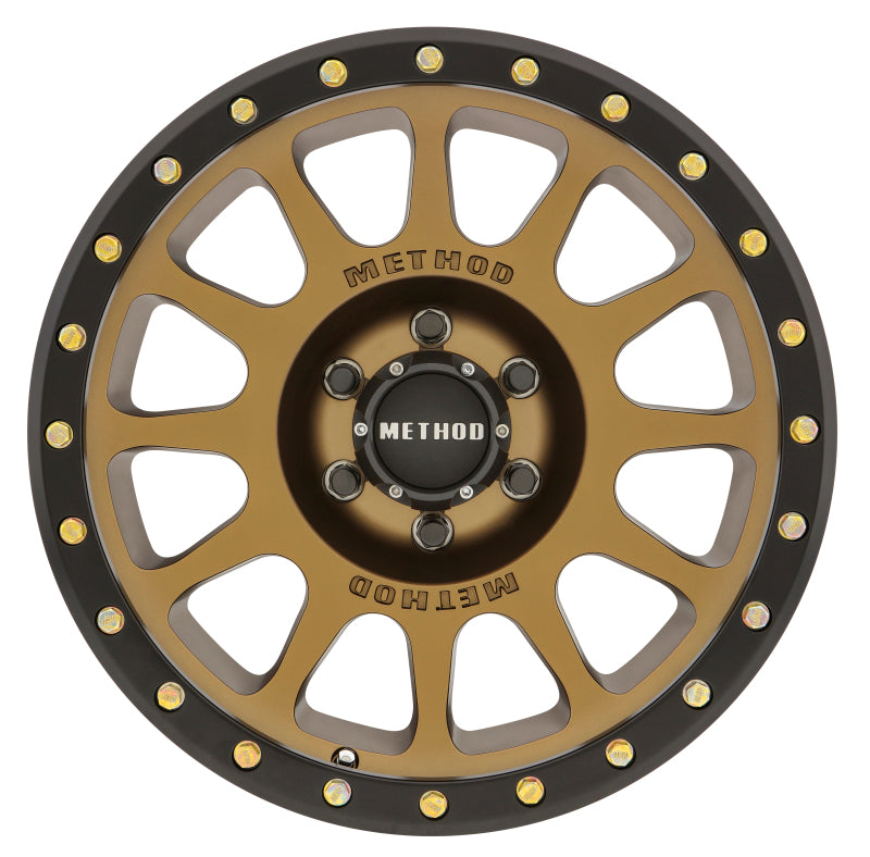 Method MR305 NV 20x10 -18mm Offset 6x5.5 108mm CB Method Bronze/Black Street Loc Wheel | MR30521060918N