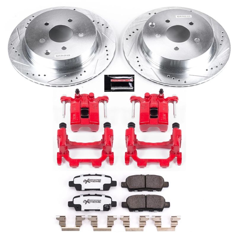 Power Stop Rear Z26 Street Brake Kit w/ Calipers Infiniti Q50 2018-21 / Q60 2018-21 / Q70 2018-2019 / Q70L 2018-2019 / QX60 2019 | KC8021-26