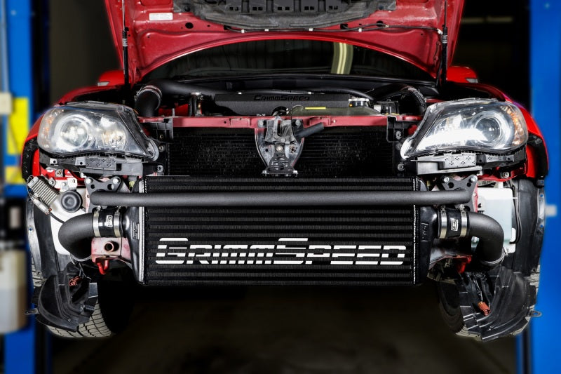 GrimmSpeed Front Mount Intercooler Kit - Black Subaru STI 2008-2014 | 090254