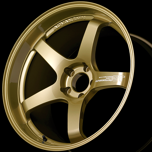 Advan GT Premium Version 18x10.5 +15 5-114.3 Racing Gold Metallic Wheel