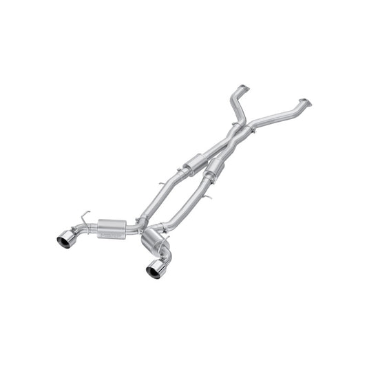 MBRP 23-24 Nissan Z 3.0L Armor Pro T304 Stainless Steel 3in Cat-Back Dual Rear Exit w/ 5in OD Tips | S4408304
