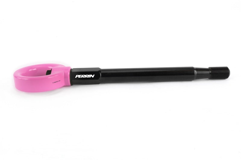 Perrin 08-14 WRX/STI Tow Hook Kit (Front) - Hyper Pink | PSP-BDY-231HP