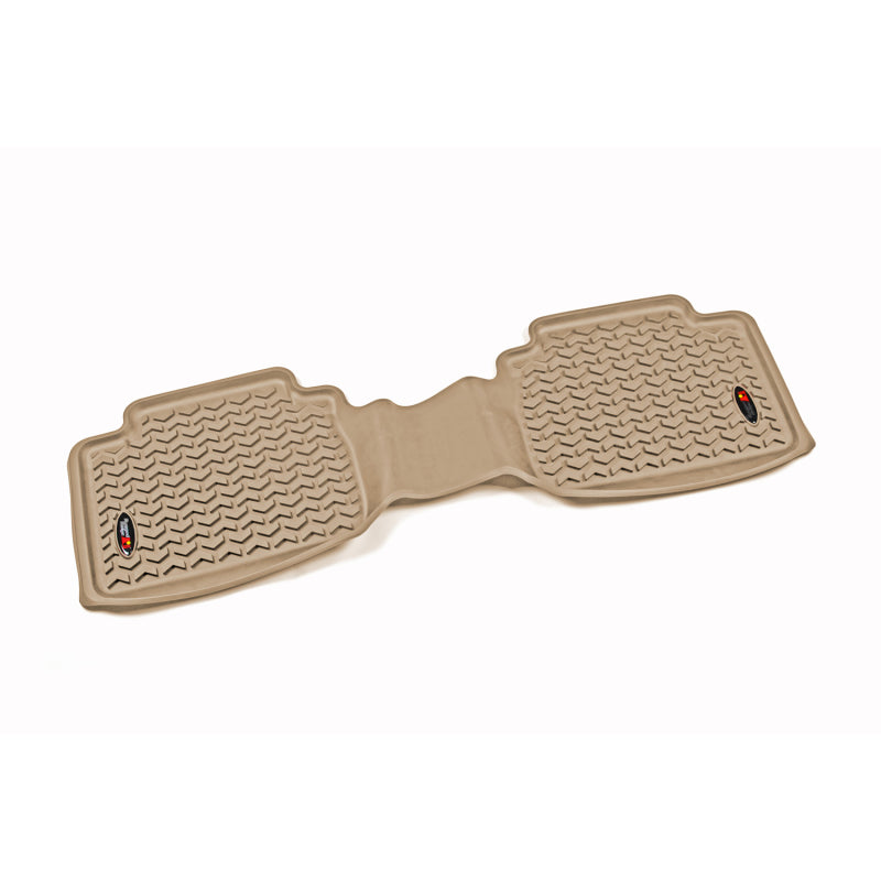 Rugged Ridge Rear Tan Floor Liner Toyota Tacoma Access / Double Cab Automatic 2005-2015 | 83954.10