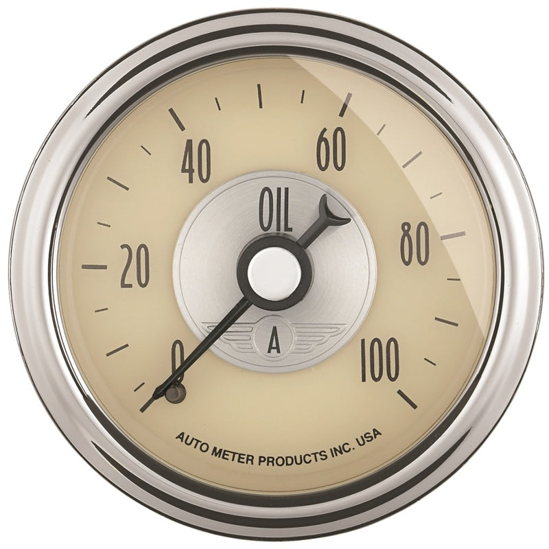 Autometer Prestige Series 52mm 0-100 PSI Mechnical Oil Pressure Gauge Universal | 2021