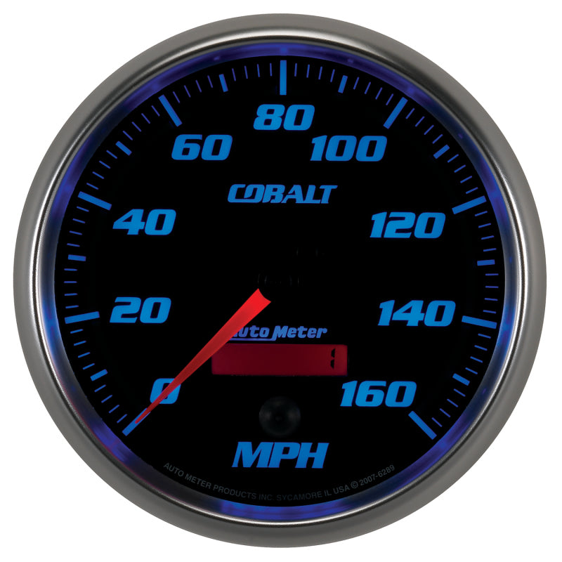 Autometer Cobalt 5in 160mph In-Dash Electronic Programmable Speedometer Universal | 6289