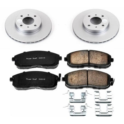 Power Stop Front Z17 Evolution Geomet Coated Brake Kit Infiniti G20 1999-2002 / Nissan Altima 1993-2001 / Sentra 2000-2006 | CRK749