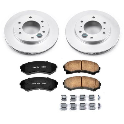 Power Stop Front Z17 Evolution Geomet Coated Brake Kit Mitsubishi Montero 2001-2006 | CRK148