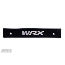 Turbo XS 15-17 WRX/STi Billet Aluminum License Plate Delete Black Machined WRX Logo