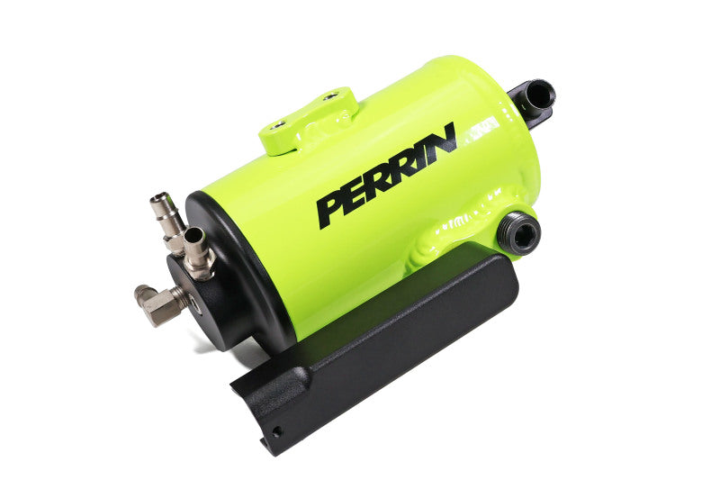 Perrin 22-24 Subaru WRX Air Oil Separator - Neon Yellow | PSP-ENG-611NY