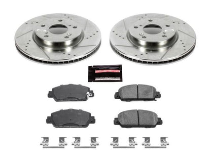 Power Stop Front Z23 Evolution Sport Brake Kit Honda Accord 2013-21 | K6515