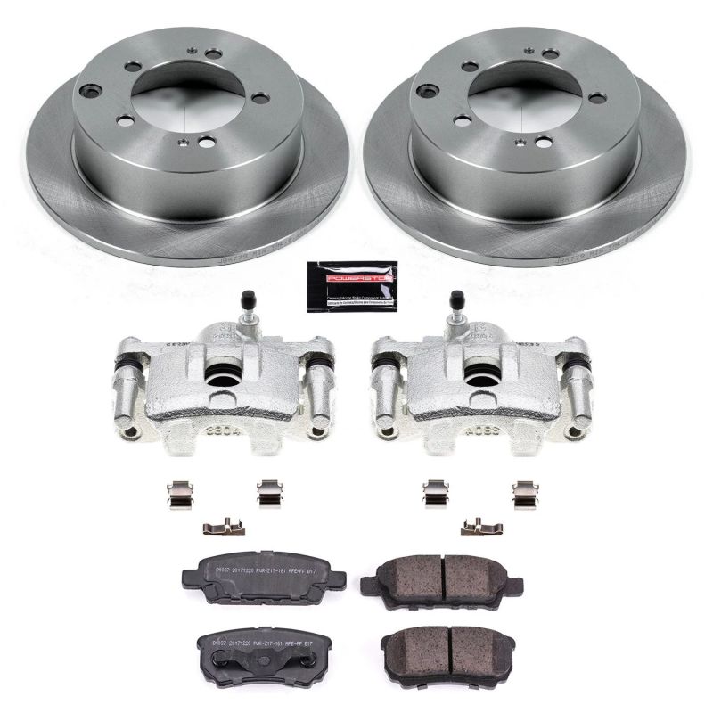 Power Stop Rear Autospecialty Brake Kit w/ Calipers Mitsubishi Lancer 2004-2006 / Outlander 2005-2006 | KCOE1202