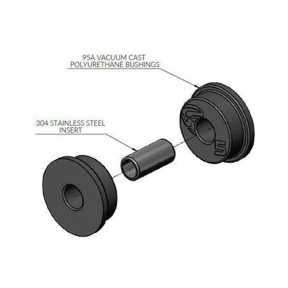 Faction Fab 5 Speed Shifter Bushing Subaru WRX 2002-2014 (1.10009.1)-FFA1.10009.1-1.10009.1-Shifter Bushings-FactionFab-JDMuscle