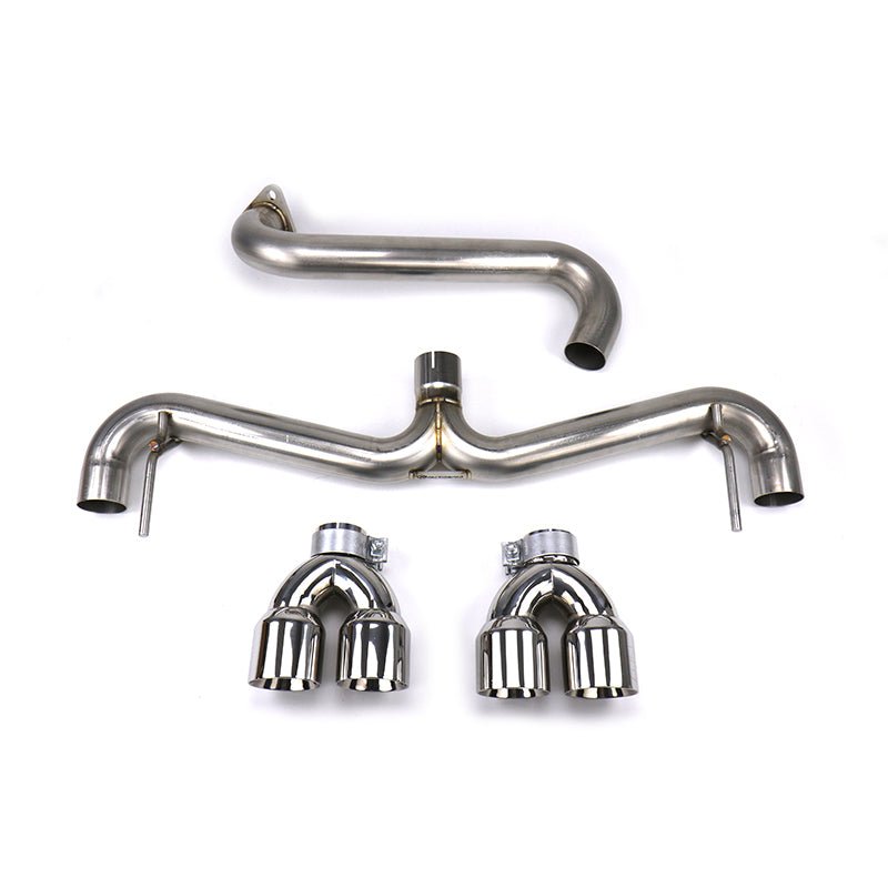FactionFab [11-14 WRX, 08-14 STI] Axle Back Exhaust w/ Polished Tips Hatchback | 1.10200.1 - JDMuscleAxle Back ExhaustsFFA1.10200.1