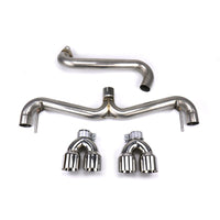 FactionFab [11-14 WRX, 08-14 STI] Axle Back Exhaust w/ Polished Tips Hatchback | 1.10200.1 - JDMuscleAxle Back ExhaustsFFA1.10200.1