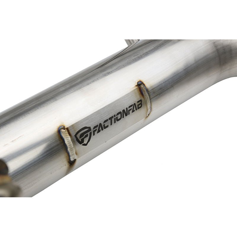 FactionFab [15-21 WRX, 15-18 STI] Axle Back Exhaust w/ Onyx Black Tip | FFA1.10204.3 - JDMuscleAxle Back ExhaustsFFA1.10204.3
