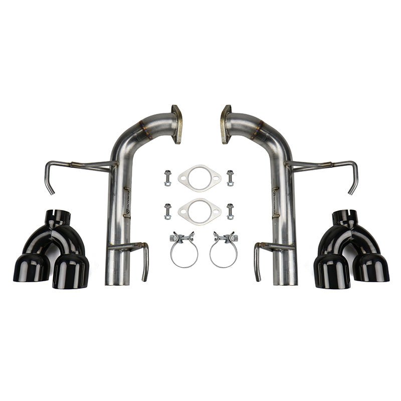 FactionFab [15-21 WRX, 15-18 STI] Axle Back Exhaust w/ Onyx Black Tip | FFA1.10204.3 - JDMuscleAxle Back ExhaustsFFA1.10204.3