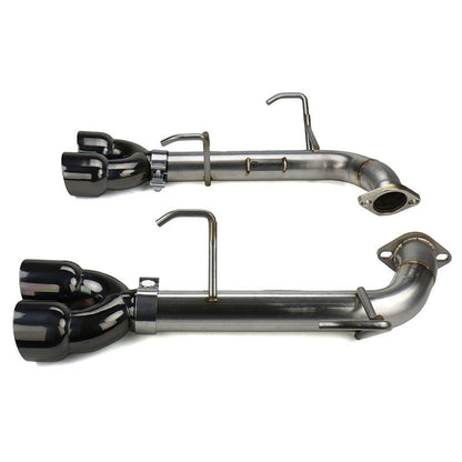 FactionFab [15-21 WRX, 15-18 STI] Axle Back Exhaust w/ Onyx Black Tip | FFA1.10204.3 - JDMuscleAxle Back ExhaustsFFA1.10204.3