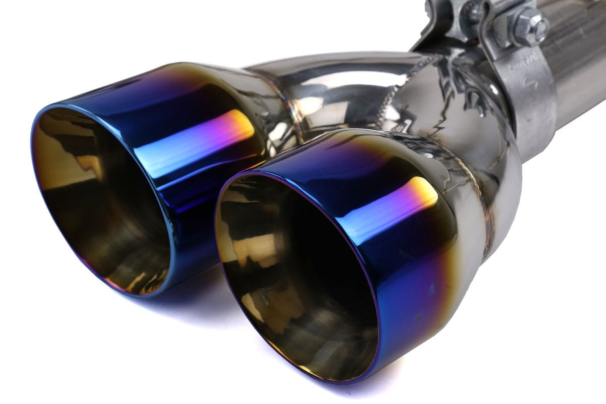 FactionFab [15-21 WRX/STI] Axle Back Exhaust Burnt Tip - Final Sale - JDMuscleAxle Back ExhaustsFFA1.10204.2