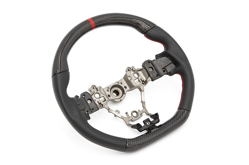 FactionFab [15-21 WRX/STI] Steering Wheel Carbon and Leather | FFA1.10207.4 - JDMuscleSteering WheelsFFA1.10207.4