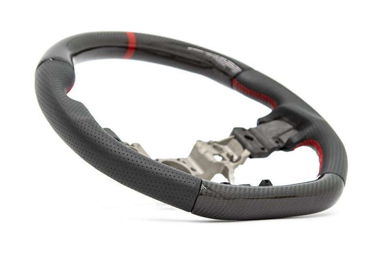 FactionFab [15-21 WRX/STI] Steering Wheel Carbon and Leather | FFA1.10207.4 - JDMuscleSteering WheelsFFA1.10207.4
