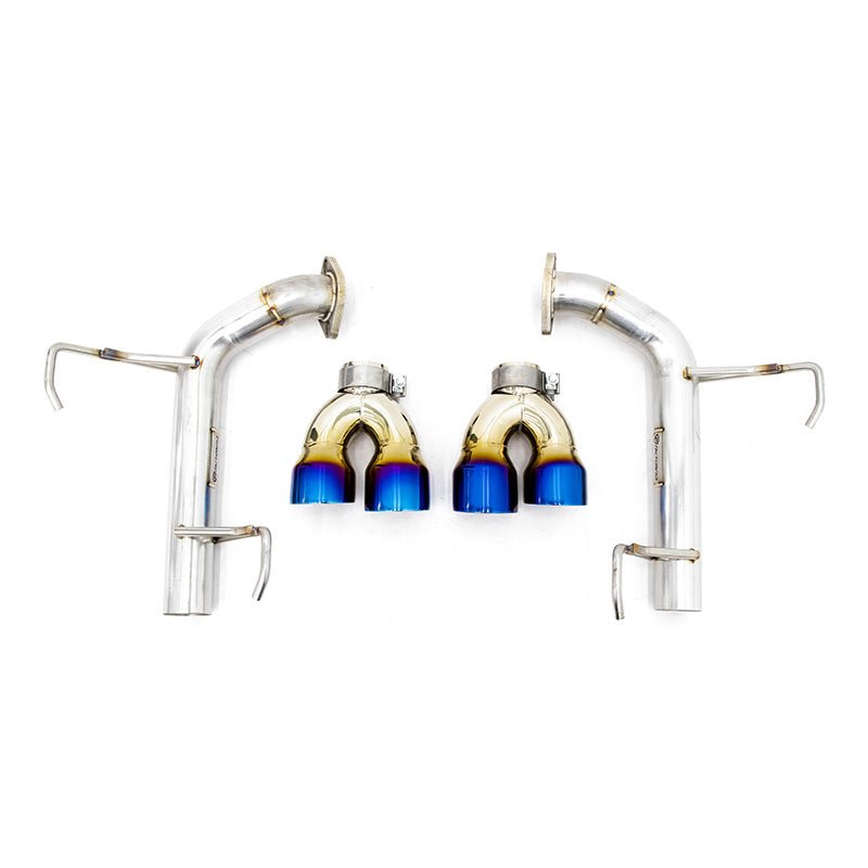 FactionFab 19-21 STI Axle Back Exhaust Burnt Tip | FFA1.10228.2 - JDMuscleAxle Back ExhaustsFFA1.10228.2