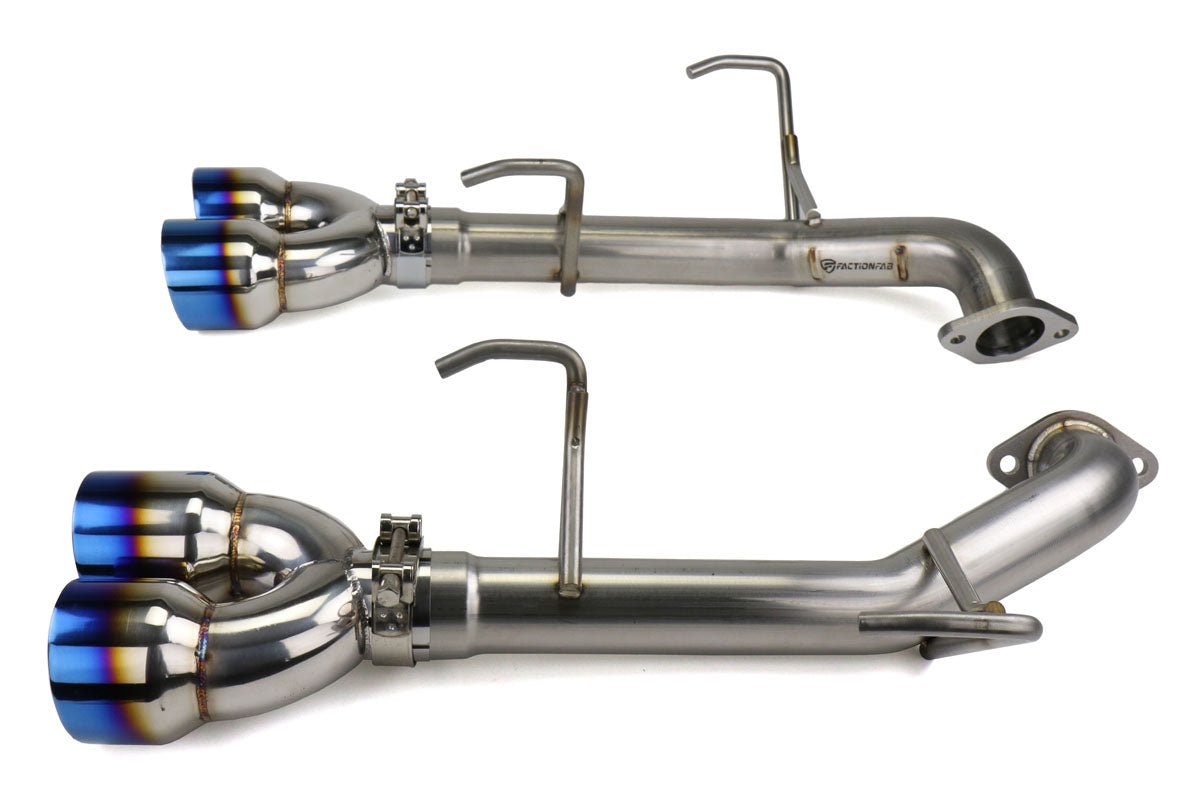 FactionFab Axle Back Exhaust Burnt Tip WRX/STI 2011-2014 Sedan | FFA1.10111.2 - JDMuscleAxle Back ExhaustsFFA1.10111.2