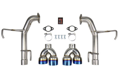 FactionFab Axle Back Exhaust Burnt Tip WRX/STI 2011-2014 Sedan | FFA1.10111.2 - JDMuscleAxle Back ExhaustsFFA1.10111.2