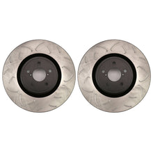FactionFab Swept Slot Bi-Directional Brake Rotor Pair Front Subaru STI 2004 | 1.10039.1-G