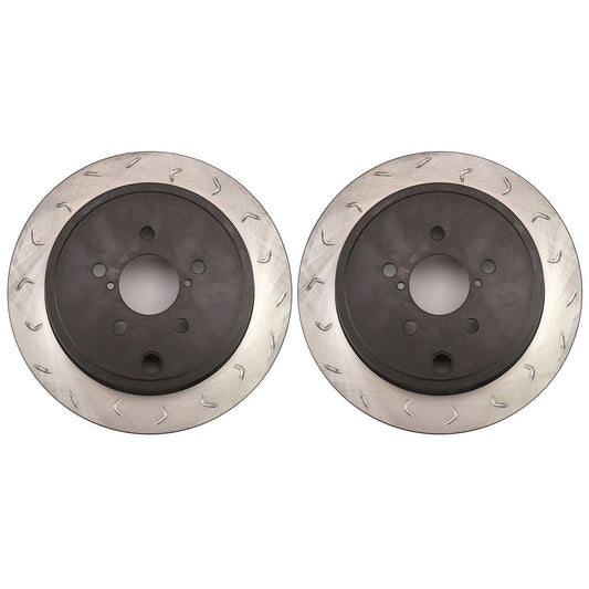 FactionFab Swept Slot Bi-Directional Brake Rotor Pair Rear Scion FR-S 2013-2016 / Subaru BRZ 2013+ / Toyota 86 2017+ (1.10038.1-G)-FFA1.10038.1-G-1.10038.1-G-Brake Rotors-FactionFab-JDMuscle