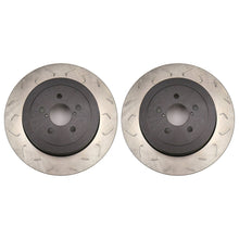 FactionFab Swept Slot Bi-Directional Brake Rotor Pair Rear Subaru STI 2004 | 1.10040.1-G