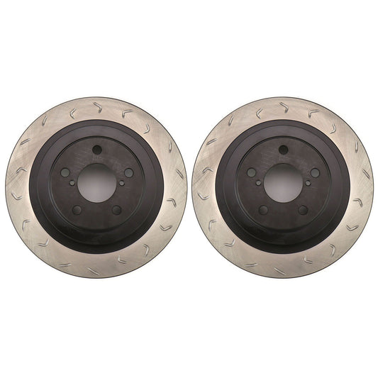 FactionFab Swept Slot Bi-Directional Brake Rotor Pair Rear WRX 2006-2007 / Legacy GT 2005-2009 (1.10043.1-G)-FFA1.10043.1-G-1.10043.1-G-Brake Rotors-FactionFab-JDMuscle