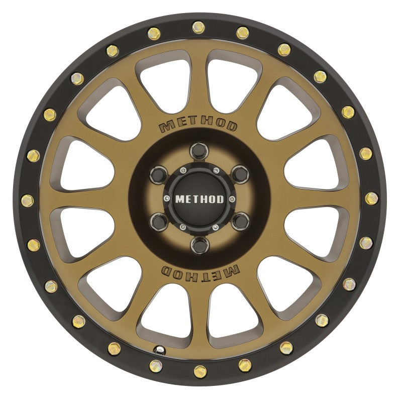 Method MR305 NV 18x9 0mm Offset 6x5.5 108mm CB Method Bronze/Black Street Loc Wheel | MR30589060900