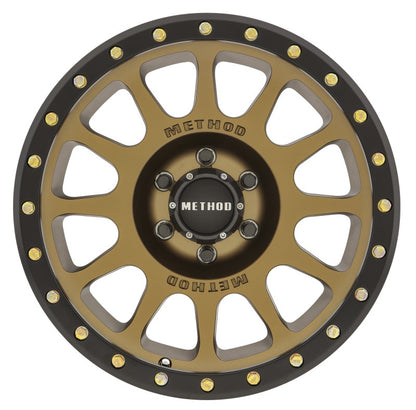 Method MR305 NV 18x9 0mm Offset 6x5.5 108mm CB Method Bronze/Black Street Loc Wheel | MR30589060900