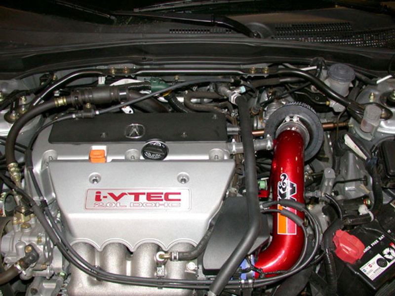 K&N Red Typhoon Short Ram Intake System Honda Civic Si 2000-2005 | 69-1009TR