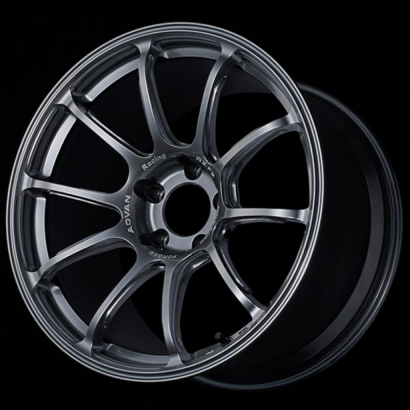 Advan RZ-F2 18x10 +25 5-114.3 Racing Hyper Black Wheel